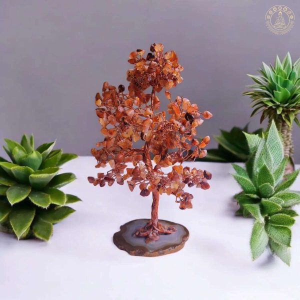 Carnelian Gemstone Tree